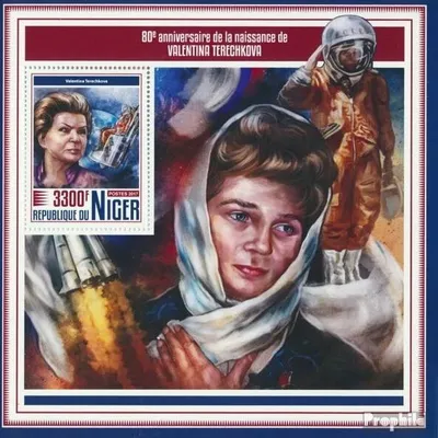 Produktbild von Briefmarken Niger 2017 Mi Block 768 (kompl. Ausg.) postfrisch Walentina Teretschkowa