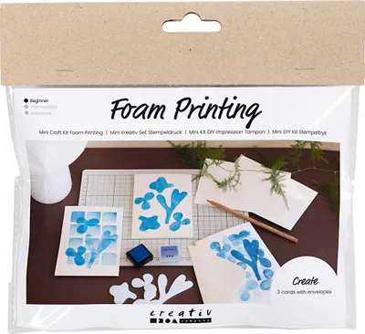Produktbild von Creativ Company CC Mini Hobby Set Schaumstoffdruckkarte mit Design