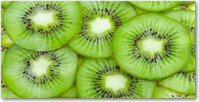 Produktbild von Tulup® Leinwandbild -100x50 cm - Wandkunst - Drucke auf Leinwand - Leinwanddruck  - Essen & Getränke - Grün - Kiwi