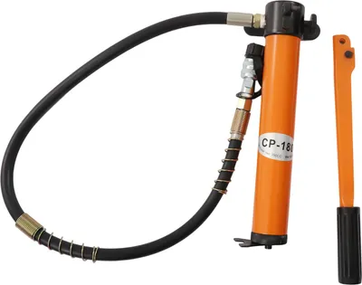 Immagine prodotto di Pompa idraulica manuale, pressione 10.000 psi, design ergonomico, ARANCIONE-ROSSO