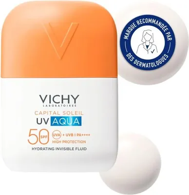 Produktbild von CAPITAL SOLEIL UV AQUA unsichtbares Feuchtigkeitsfluid SPF50 50 ml