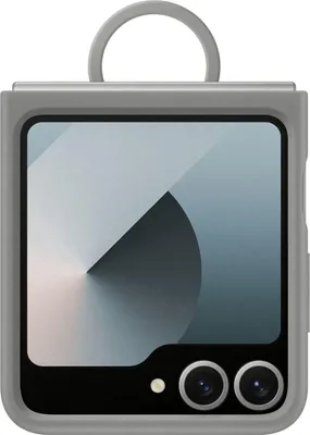 Produktbild von Samsung Silicone Case m. Ring Galaxy Z Flip6 grau