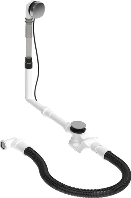 Immagine prodotto di Ensemble de vidange et de trop-plein Duravit Quadroval 792204, chrome, 792204000001000, 792204000001000