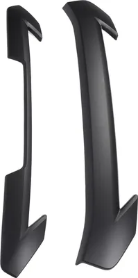 Imagen del producto de 2 piezas de embellecedor para la parrilla del parachoques delantero, color  mate, ajuste preciso, reemplazo elegante para el D-Max de 2021 a 2024