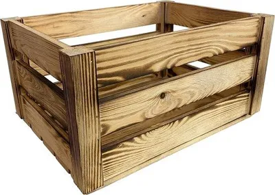 Produktbild von Famanu Holzbox Vintage ohne Deckel - 40 x 30 x 20 cm