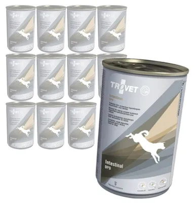 Zdjęcie produktu dla Trovet Intestinal DPD Duck 12x400g Dietetyczna Morka Karma Z Kaczką Dla Psa Z Nietolerancją Pokarmową Alergią I Zaburzeniami Żołądka