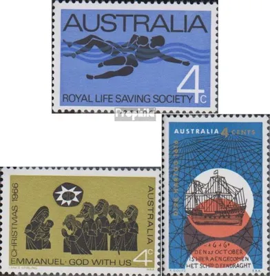 Produktbild von Briefmarken Australien 1966 Mi 382,383,384 (kompl.Ausg.) postfrisch Rettung