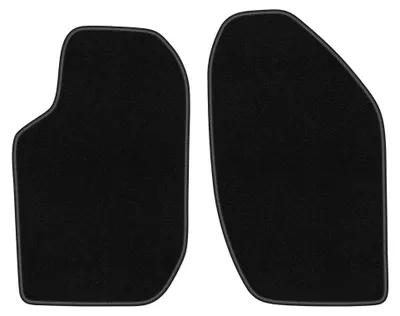 Imagen del producto de Alfombrillas delanteras de moqueta punzonada para Lancia Thema 1984-1994 (sedán) – 2 piezas, negras, a medida – Wielganizator BASIC