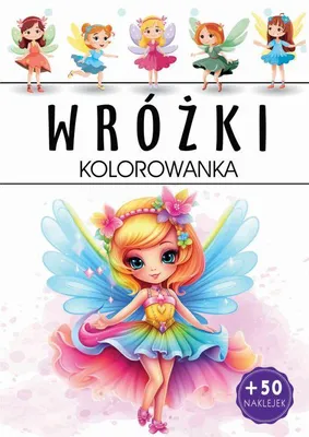 Image de Kolorowanka dla dzieci Wróżki z naklejkami