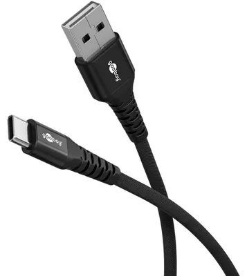 Obrázok produktu pre Goobay 74528, 3 m, USB C, USB A, USB 2.0, 0,48 Gbit/s, Čierna