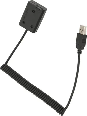 Produktbild von FW50 Schwarzer Kunststoff-Volldecoder 2A USB-Anschluss Dummy-Akku mit Federdraht für Sony Digitalkamera