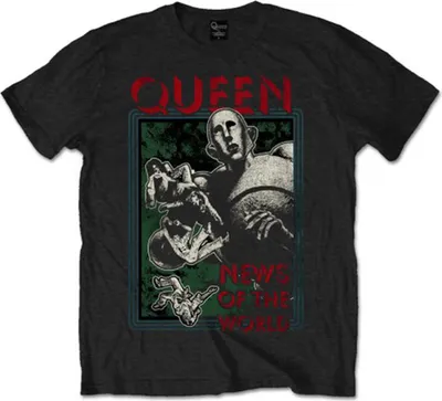 Produktbild von Queen News of the World Black M T-Shirt