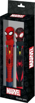 Produktbild von Spider-Man Zehnfarbkugelschreiber 2-er Pack