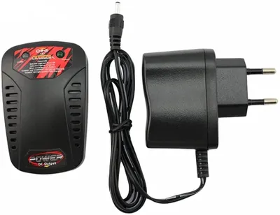 Zdjęcie produktu dla Szybka ładowarka 7.4V 2000mAh | Odpowiednia do dronów X8C X8SW X8G | Okrągłe złącze, czarny, plastik