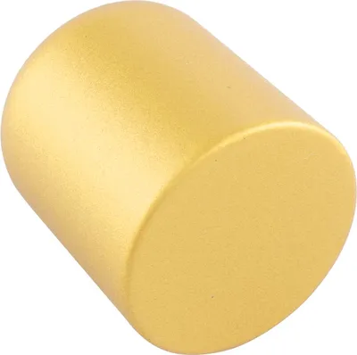 Image de Estamp Bouton de meuble Or Mini ø 25mm - petit bouton de porte Or, zamac or laqué mat