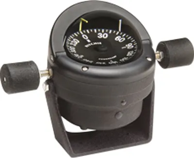 Immagine prodotto di Bussola Ritchie modello 'Helmsman Hb-845', 12v, bussola di prua, rosa Ø95mm/5°, nera