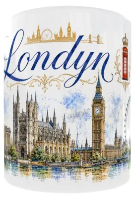 Produktbild von Becher 300 ml Aquarelle – Reisen – Städte – London v5