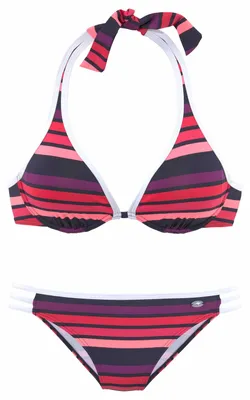 Produktbild von KangaROOS Bügel-Bikini bunt-gestreift Größe 40 Cup B