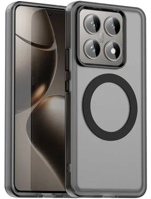 Produktbild von Mobigear Shockproof Handyhülle für Xiaomi 14T - Backcover MagSafe-kompatibel Kunststoff Schwarz