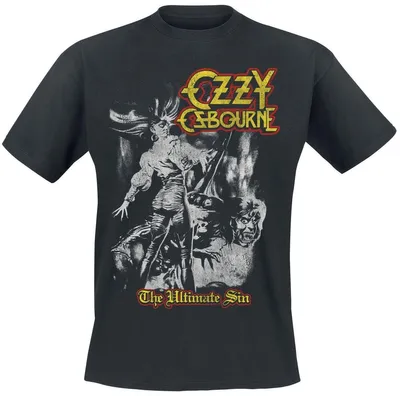 Produktbild von Ozzy Osbourne T-Shirt Herren Sin Tribute schwarz XL
