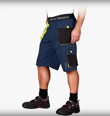 Produktbild von KURZE Arbeitshose Sicherheitshose Schutzhose Hose Sommer Shorts (LH-FMN-TS-GBY) Gr. S