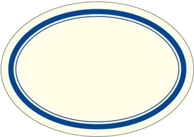 Produktbild von Dekorative Aufkleber ETK 049 Blau 4St. ROSSI