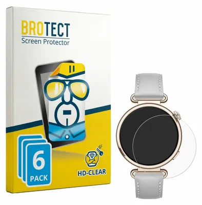 Produktbild von 6x Für Huawei Watch GT 7 (41 mm) Schutzfolie BROTECT Displayschutz Display Schutz Folie Klar Transparent