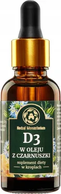 Produktbild von Herbal Monasterium Vitamin D3 in Schwarzkümmelöl