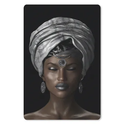 Produktbild von MuchoWow® Mauspad Mousepad Frauen - Accessoires - Schwarz - Weiß 18x27 cm - Mousepads - Maus Mat - Pad - Mausunterlage