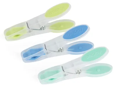 Produktbild von Beldray Ultra-Grip Wäscheklammern, 24er-Pack mit Gummigriff