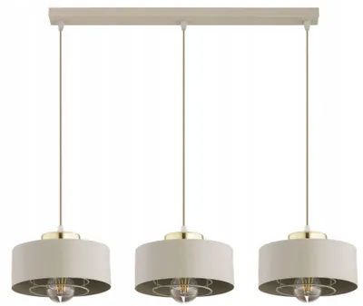 Produktbild von Pendelleuchte E27 H: max. 90 cm 3-flammig länglich Modern Hängelampe