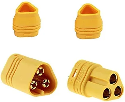 Produktbild von MT30 Stecker-Buchse 5 Paare | Hohe Qualität für RC Modellbau Lipo | Adapter für Verkabelung, Autoradioverbindung, Gelb, Kunststoff