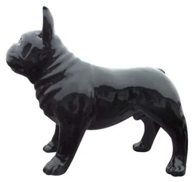 Produktbild von Abstrakt 100cm Hund Figur Statue Skulptur Deko Garten Design Statuen Dekoration