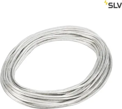 Produktbild von SLV 139051 NIEDERVOLT-SEIL für TENSEO Niedervolt-Seilsystem weiß 6mm2 20m