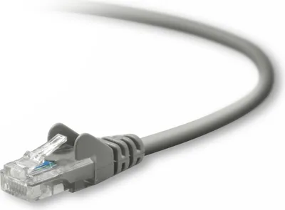 Zdjęcie produktu dla Belkin CAT5e Patch Cable Snagless Molded, 2 m, RJ-45, RJ-45, Szary