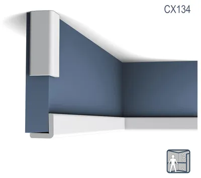 Produktbild von Orac Decor CX134 AXXENT Stuck Kanten-Eckleiste Decken-Wand-Profil Zierleiste 2 m