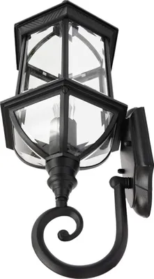Produktbild von Outdoor Wandleuchte - Industrielle Außenlampe - 220 V AC - Antik Design - Gummikorpus - Für Garten und Terrasse - Schwarz - Ohne Leuchtmittel