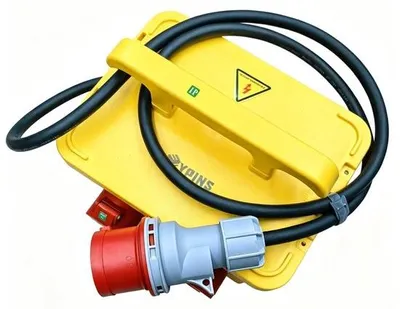 Zdjęcie produktu dla EYPINS Rozdzielacz zasilania z zabezpieczeniem LS+FI, rozdzielnica ścienna, 5 gniazd Schuko 230 V, 2 gniazda CEE 16 A/32 A, 1 gniazdo 32 A