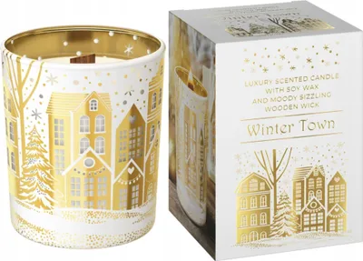Produktbild von Duftkerze "Winterstadt", 200g (Brenndauer: 47 Stunden)