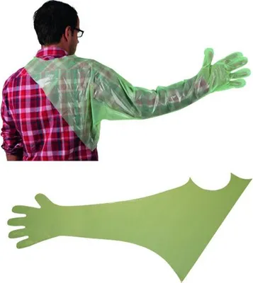 Zdjęcie produktu dla Kerbl jednorazowe h. w. Ochraniacz na ramię, długość 120 cm, 50 sztuk, zielony