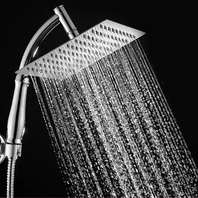Produktbild von Handbrause Regendusche Sparduschkopf 360° Schwenkbar Wassersparend