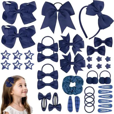 Immagine prodotto di Set di accessori per capelli per bambine: include trecce, elastici per capelli e fermagli, ideali per feste e compleanni