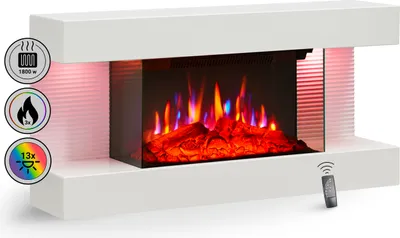 Produktbild von Elektrokamin BALDERIA Ida – Wandkamin - Weiss