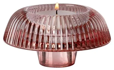 Produktbild von Fink Kerzenleuchter und Teelichthalter Lissy Glas Rose