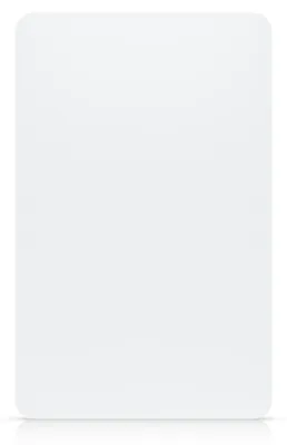 Zdjęcie produktu dla Ubiquiti UA-Card-W-10, Karta dostępu zbliżeniowa, 13,56 MHz, Biały, 10 szt., 85,6 mm, 54 mm