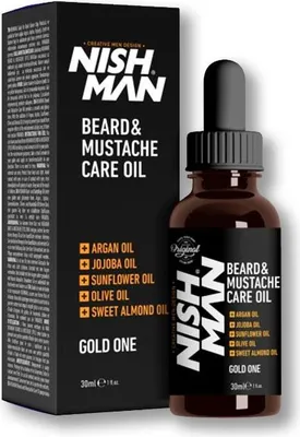 Obrázek produktu pro Nishman Gold One Beard Oil (vůně 1 milion) 30ml