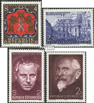 Produktbild von Briefmarken Österreich 1973 Mi 1422,1423,1424,1425 (kompl.Ausg.) gestempelt Sondermarken