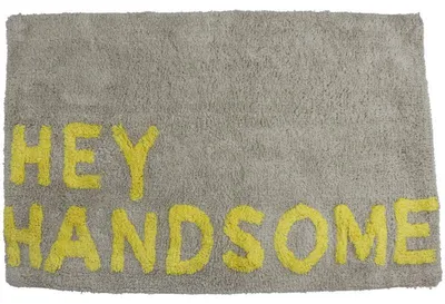 Image de Tapis de bain "Handsome" - Coton - Jaune - 50 x 80 cm