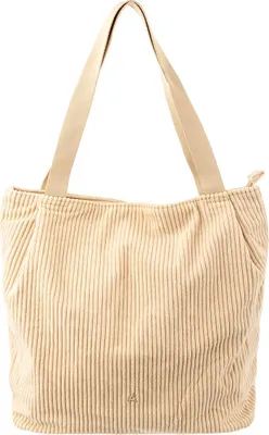 Produktbild von Prato SC01-1 Breitcord Shopper Stylische Allround-Bag light beige