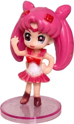 Image de Habarri | Figurine miniature - Figurine pour maison miniature - Sailor Moon - Anime Sailor modèle 4 - Figurine pour enfants à partir de 3 ans